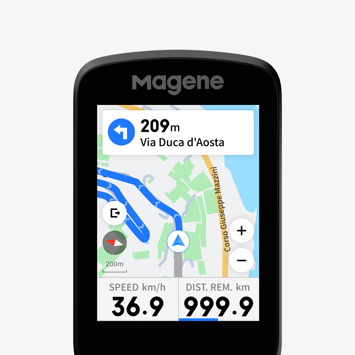 Magene C606 サイクルコンピューター 本体 C606 Smart GPS Bike Computer